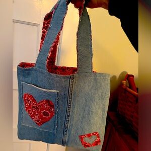 Vintage Jeans Tote Bag